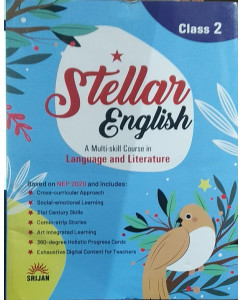 Stellar English A Multi Skill Course In Language And Literature Class - 2  (NEP 2020) Srijan (2023)